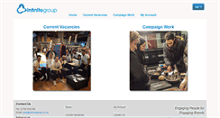 Desktop Screenshot of jobs.infinitegroup.co.uk