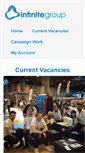 Mobile Screenshot of jobs.infinitegroup.co.uk